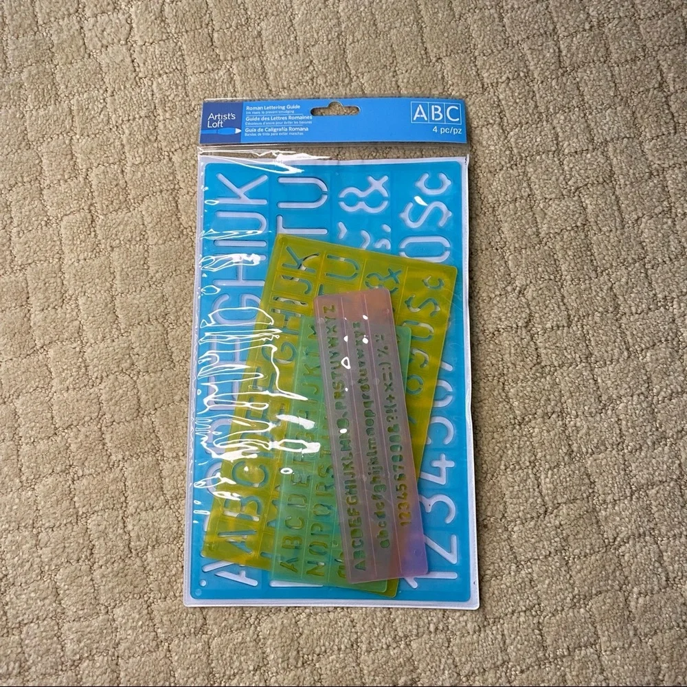 Roman Lettering stencil - Picture 2 of 8